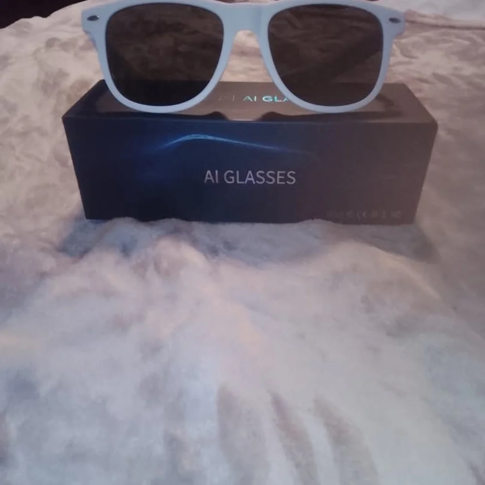 AI Glasses White Wearable Electronics